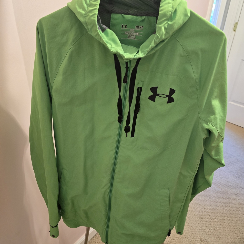 Under Armour Vibrant Green Windbreaker